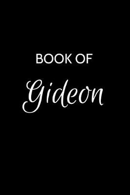 Book cover for Gideon Journal