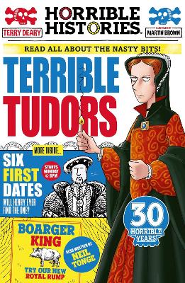Book cover for Terrible Tudors