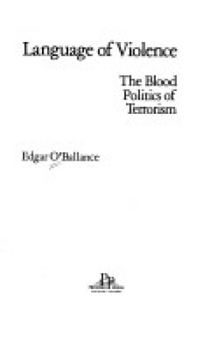 Cover of Language of Violence