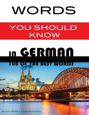 Book cover for Words You Should Know In German: 100 of the Best Words