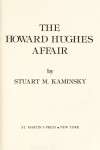 Book cover for The Howard Hughes Affair