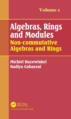 Book cover for Algebras, Rings and Modules, Volume 2
