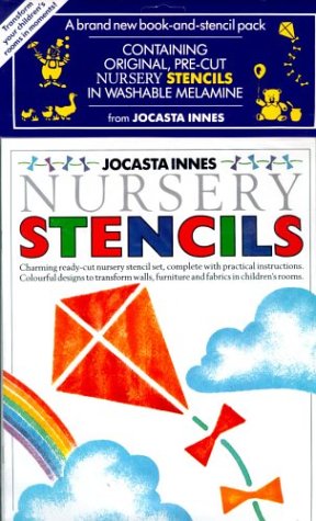 Book cover for The Painted Nursery Stencils Collection