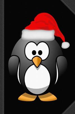 Book cover for Christmas Santa Penguin Journal Notebook