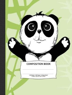 Book cover for Panda Bear Composition Notebook, College Ruled