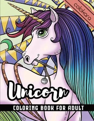 Book cover for Unicorn Coloring Book For Adult