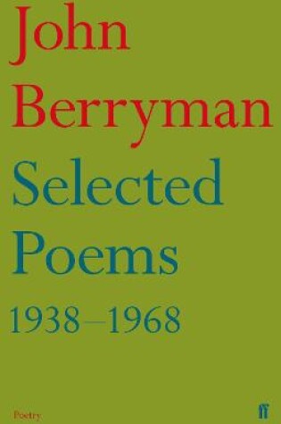 Cover of Selected Poems 1938-1968