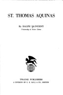 Book cover for St.Thomas Aquinas