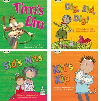 Cover of Learn to Read at Home with Phonics Bug: Pack 1 (Pack of 4 fiction books)