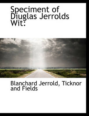 Book cover for Speciment of Diuglas Jerrolds Wit