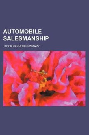 Cover of Automobile Salesmanship