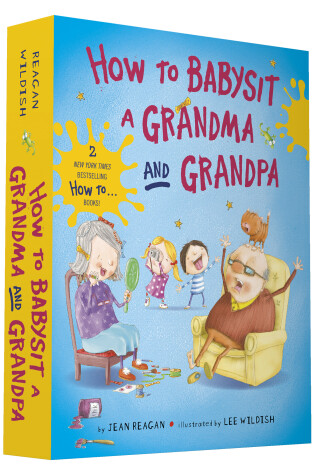 Cover of How to Babysit a Grandma and Grandpa Board Book Boxed Set