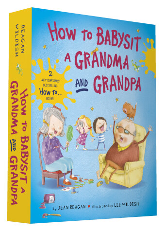 Cover of How to Babysit a Grandma and Grandpa Board Book Boxed Set