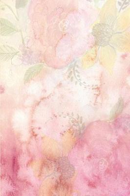 Book cover for Pink Watercolor Flowers Journal