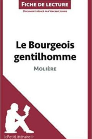 Cover of Le Bourgeois gentilhomme de Moliere