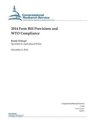 Book cover for 2014 Farm Bill Provisions and WTO Compliance