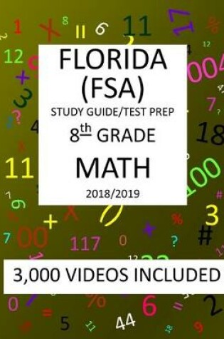 Cover of 8th Grade FLORIDA FSA, 2019 MATH, Test Prep