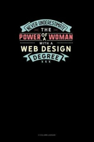 Cover of Never Underestimate The Power Of A Woman With A Web Design Degree