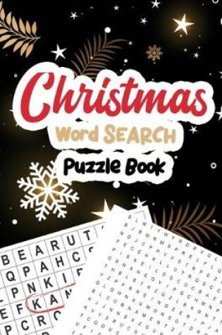 Cover of Christmas Word Search Puzzle Book