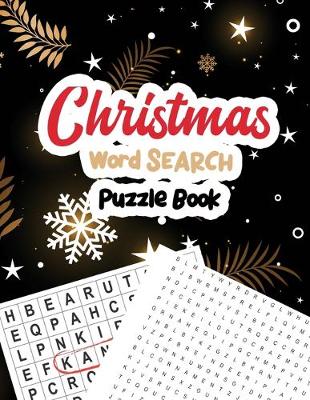 Book cover for Christmas Word Search Puzzle Book