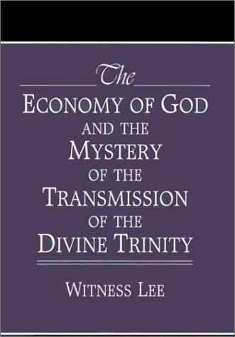 Book cover for The Economy of God and the Mystery of the Transmission of the Divine Trinity