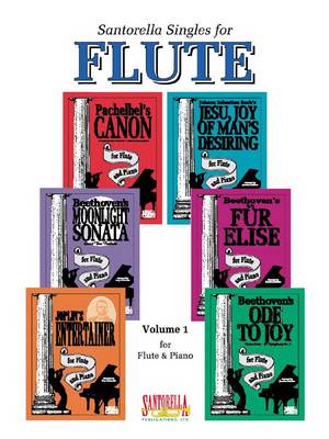 Book cover for Santorella Singles For Flute & Piano Vol.1