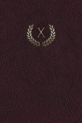 Cover of Monogram "x" Meeting Notebook