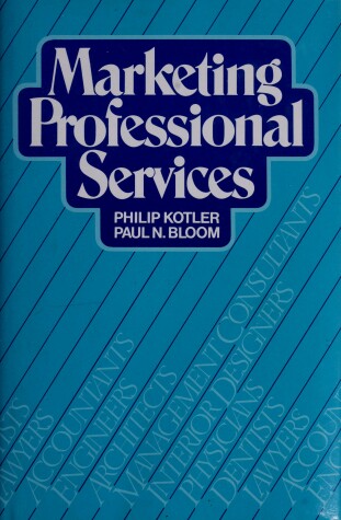Book cover for Marketing Professional Services