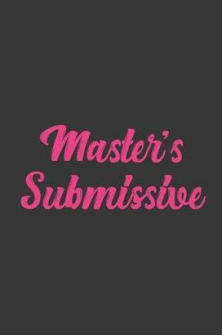 Cover of Master's Submissive
