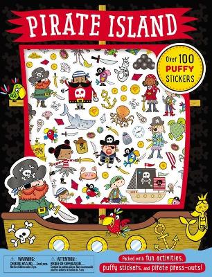 Book cover for Pirate Island Puffy Sticker Book