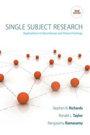 Cover of Single Subject Research : Applications in Educational and Clinical  Settings