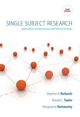 Book cover for Single Subject Research : Applications in Educational and Clinical  Settings