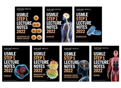 Book cover for USMLE Step 1 Lecture Notes 2022: 7-Book Set