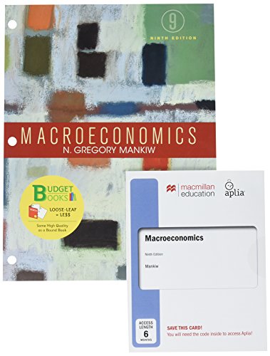 Book cover for Loose-Leaf Version for Macroeconomics 9e & Aplia Access for Macroeconomics (1 Semester) 9e