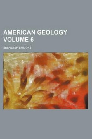 Cover of American Geology Volume 6