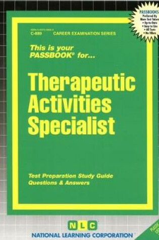 Cover of Therapeutic Activities Specialist