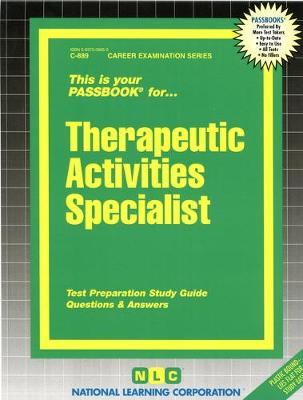 Book cover for Therapeutic Activities Specialist