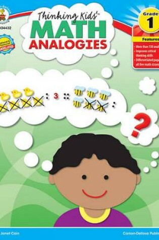 Cover of Thinking Kids'(tm) Math Analogies, Grade 1