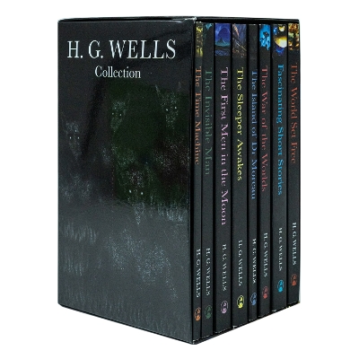 Book cover for H. G. Wells Collection 8 Books Box Set