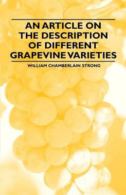 Book cover for An Article on the Description of Different Grapevine Varieties