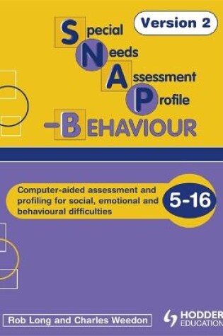 Cover of SNAP-B CD-ROM V2 (Special Needs Assessment Profile-Behaviour)