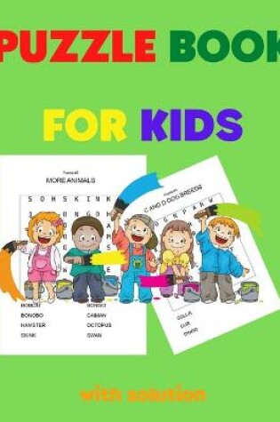 Cover of Puzzle Book for Kids