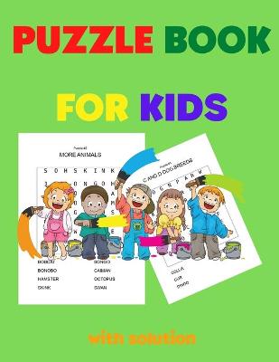 Book cover for Puzzle Book for Kids