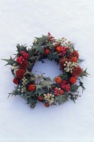 Cover of Holly Wreath on Snow Notebook