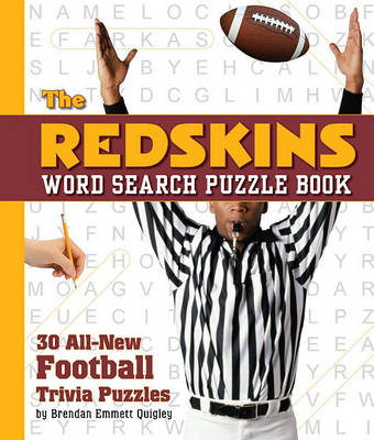 Book cover for The Redskins Word Search Puzzle Book