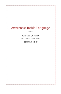 Book cover for Awareness Inside Language