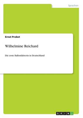 Book cover for Wilhelmine Reichard