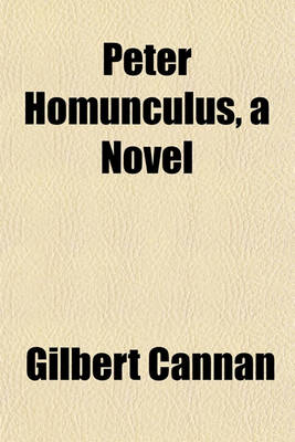 Book cover for Peter Homunculus, a Novel