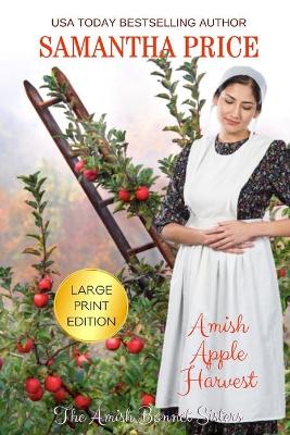 Book cover for Amish Apple Harvest LARGE PRINT