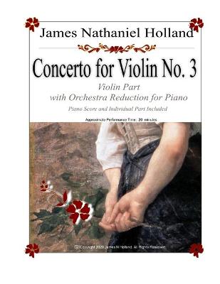 Book cover for Concerto for Violin No. 3